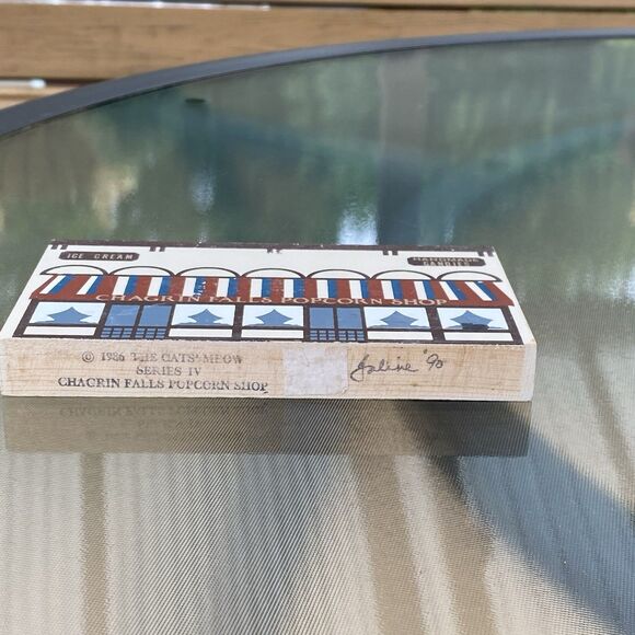 The Cat's Meow 1991 Chagrin Falls Popcorn Shop Series IV Ohio - Picture 4 of 6